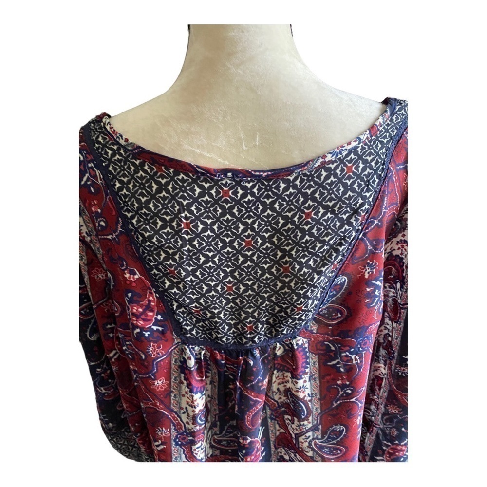 DRESS BARN-PAISLEY PRINT BLOUSE-SIZE 2X - Picture 6 of 9
